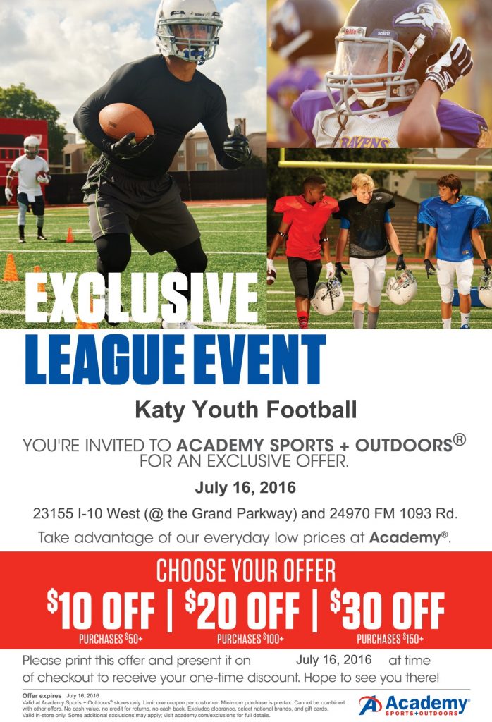 KYF® Equipment Katy Youth Football Katy Youth Football